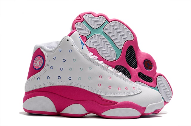 Women Jordan Shoes 13 Grade AAA Aurora Pink [Women Jordan Shoes 13 32]